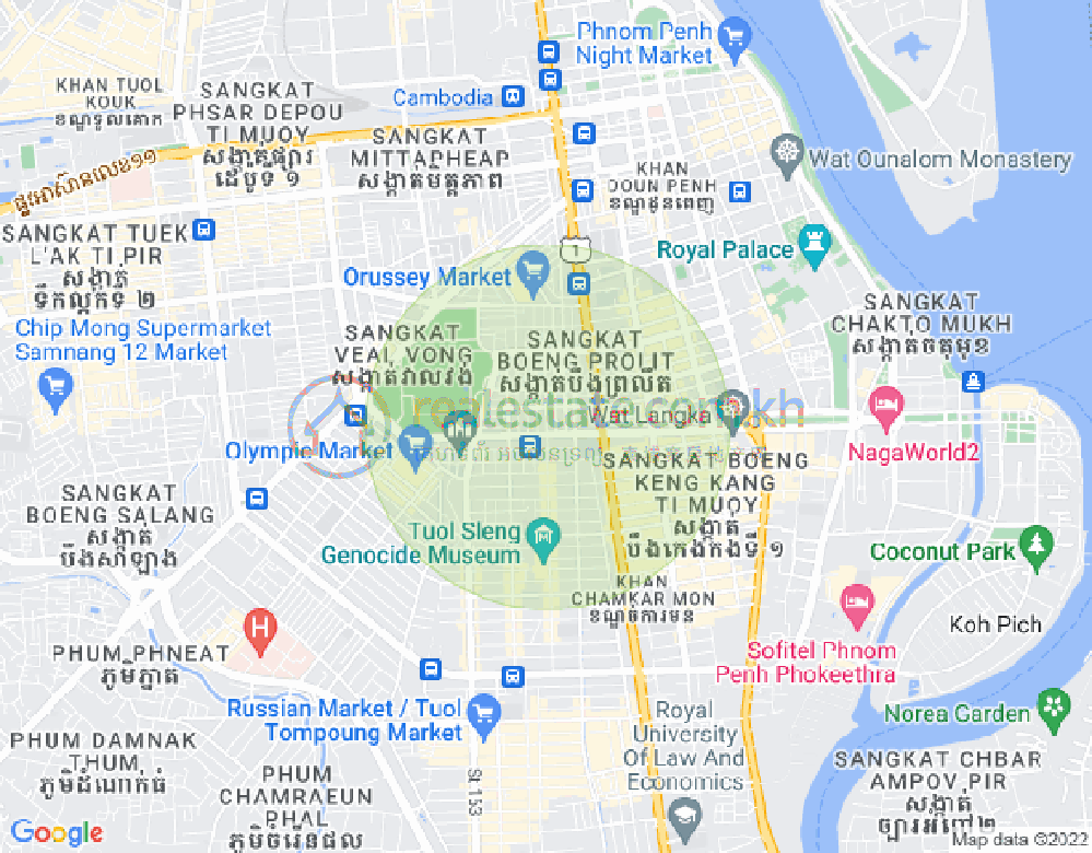 ផែនទី 113, បឹងព្រលិត, ៧ មករា, ភ្នំពេញ