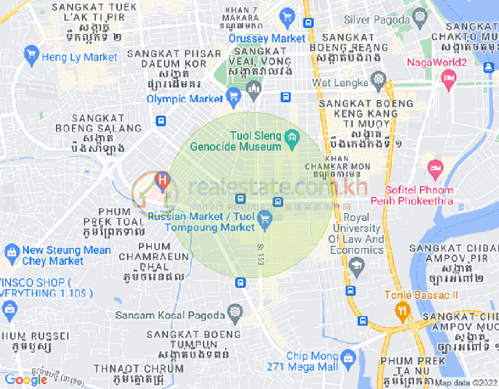 แผนที่ BKK 1, บึงเกงกอง, พนมเปญ