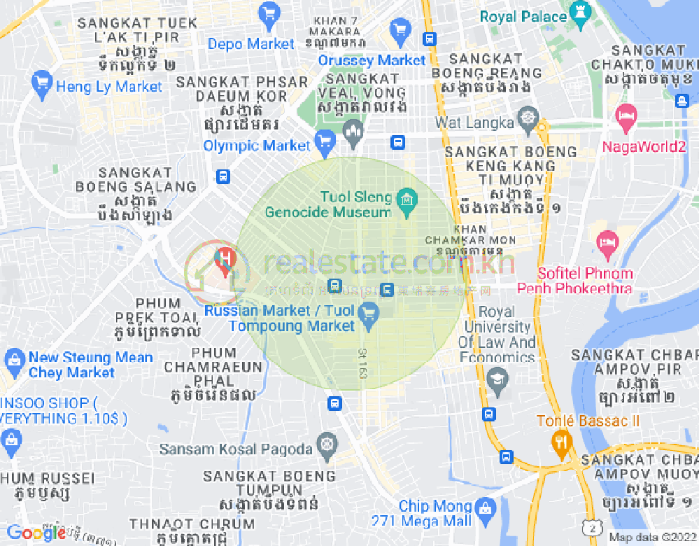 แผนที่ BKK 1, บึงเกงกอง, พนมเปญ