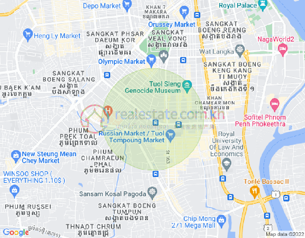 แผนที่ BKK 1, บึงเกงกอง, พนมเปญ