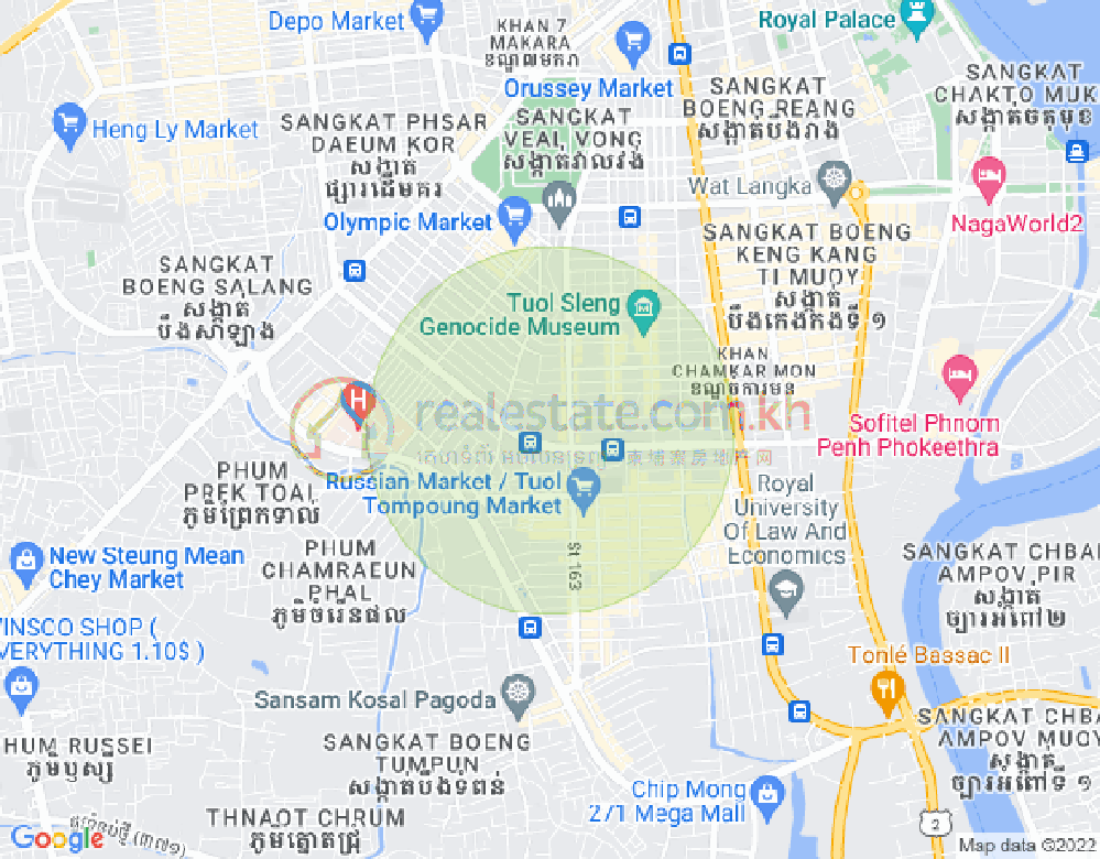 แผนที่ BKK 1, บึงเกงกอง, พนมเปญ