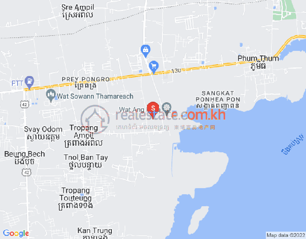 庞希庞, 仙市区, 金边地图