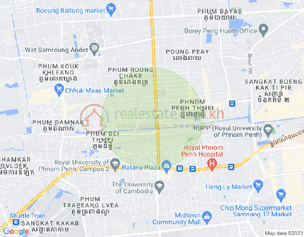 Borey new world :  Toul Sangke地图