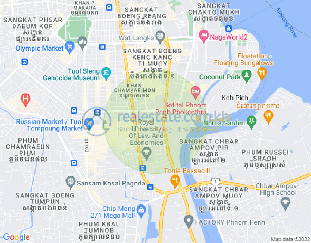 แผนที่ BKK 1, บึงเกงกอง, พนมเปญ