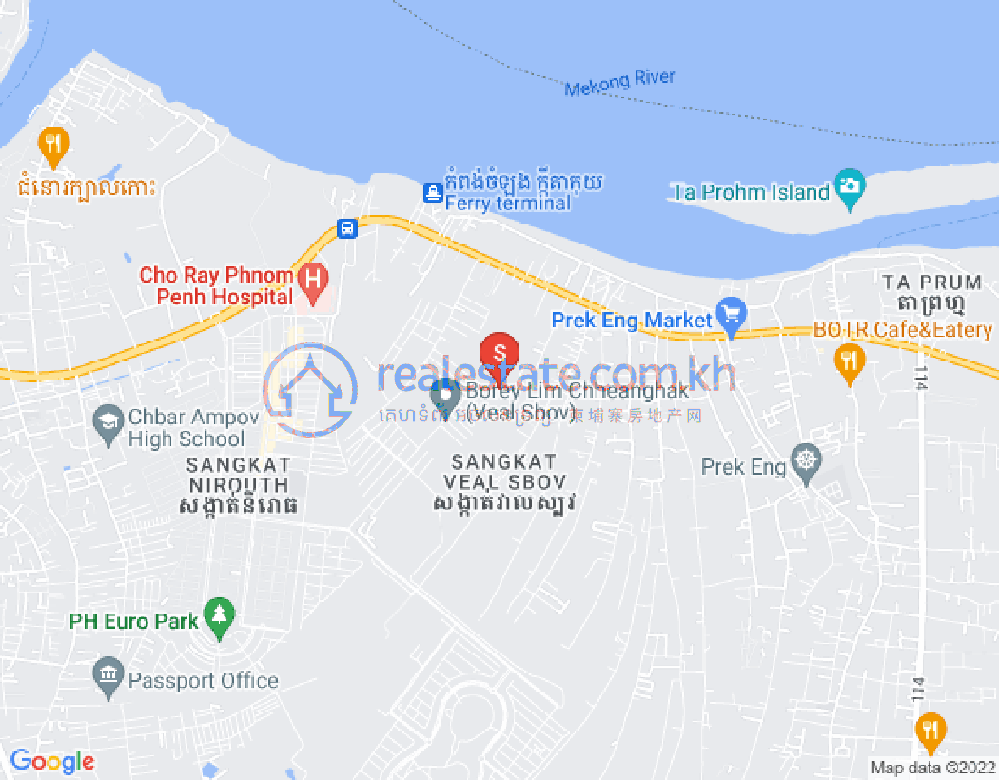 ផែនទី វាលស្បូវ, ច្បារអំពៅ, ភ្នំពេញ