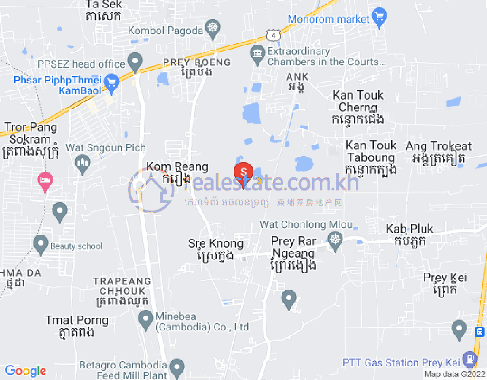ផែនទី កន្ទោក, កំបូល, ភ្នំពេញ