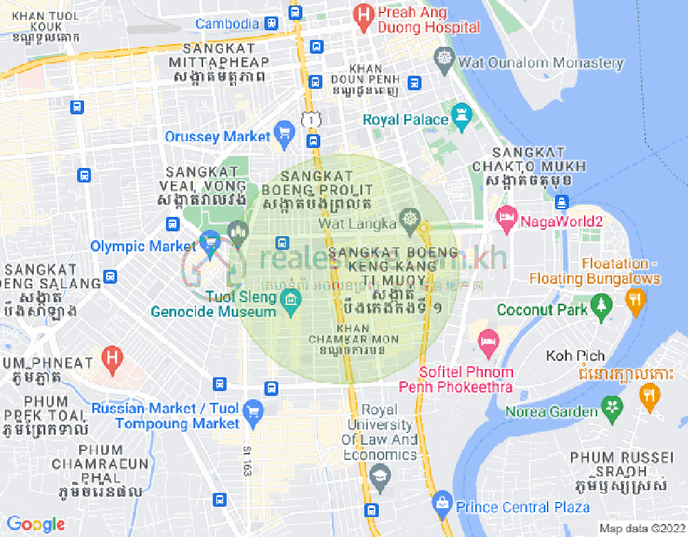 Map of De Castle Royal Condominium