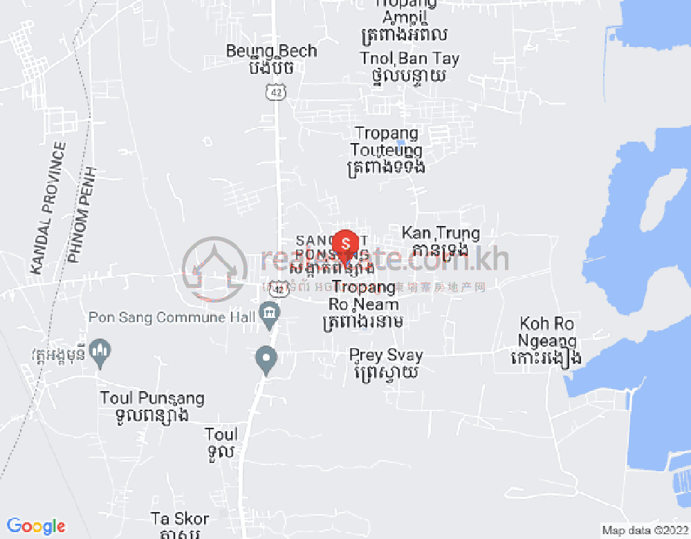 ផែនទី ពន្សាំង, ព្រែកព្នៅ, ភ្នំពេញ
