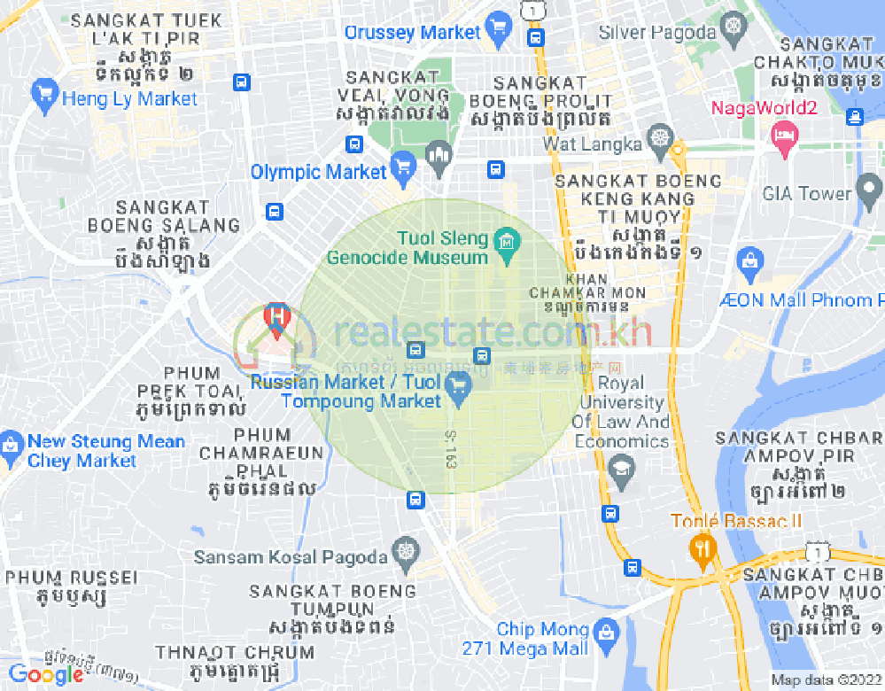 Map of De Castle Royal Condominium