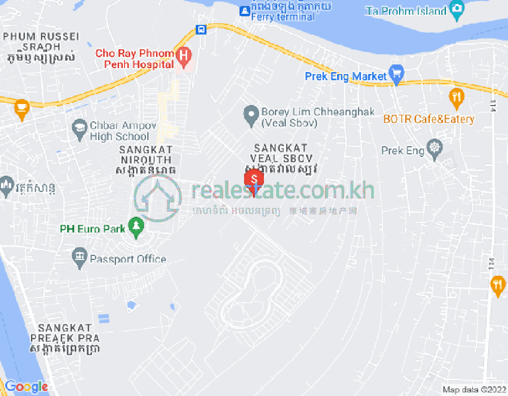 ផែនទី វាលស្បូវ, ច្បារអំពៅ, ភ្នំពេញ
