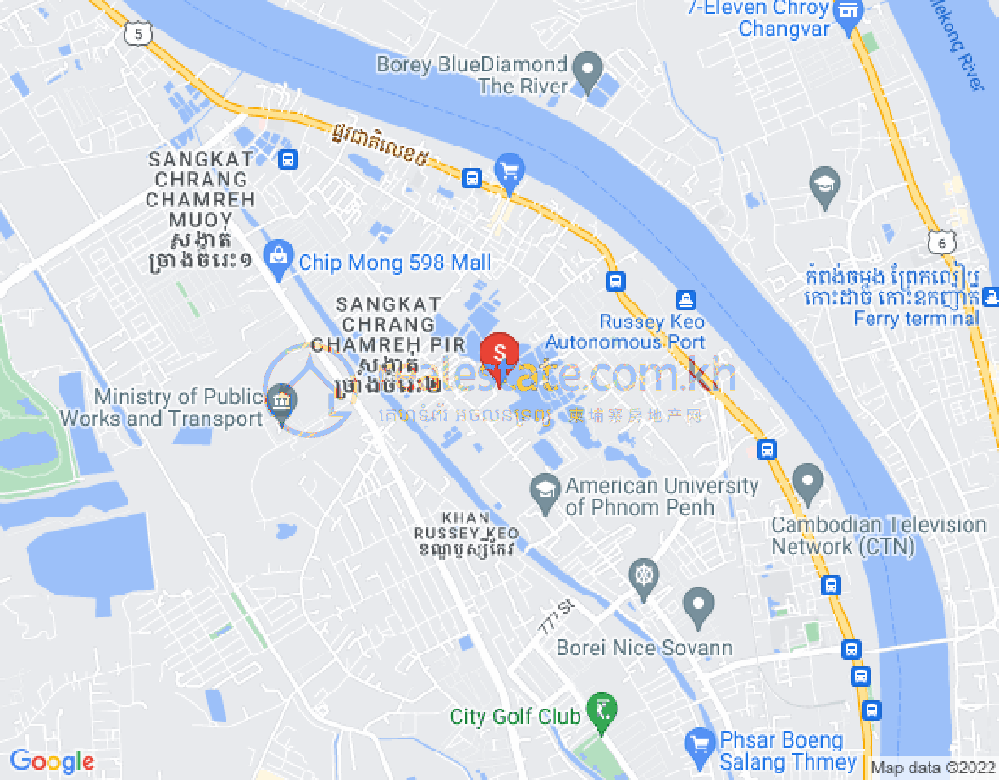 Carte de Svay Pak, Russey Keo, Phnom Penh