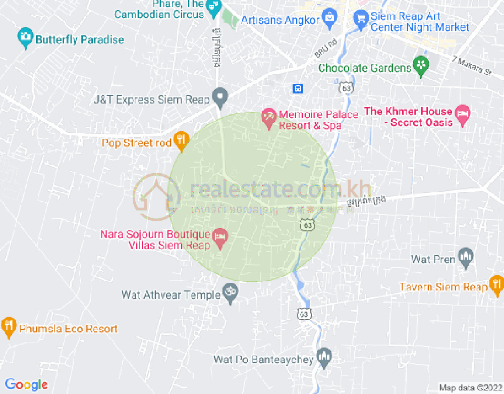 แผนที่ สวายดังกุม, เสียมเรียบ