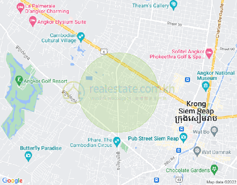 แผนที่ สวายดังกุม, เสียมเรียบ