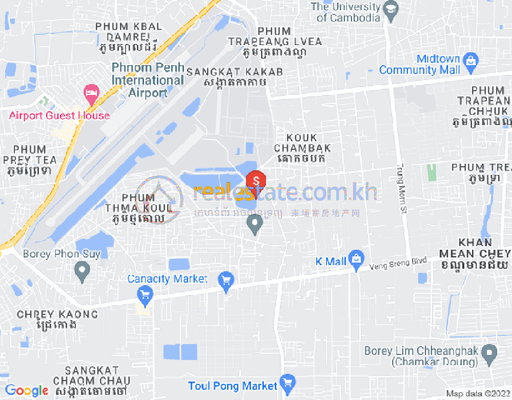 Map of Chaom Chau 2, Por Sen Chey, Phnom Penh