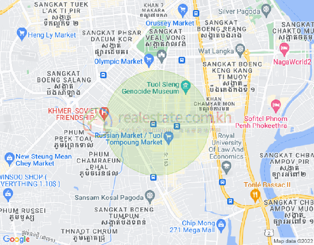 แผนที่ BKK 1, บึงเกงกอง, พนมเปญ