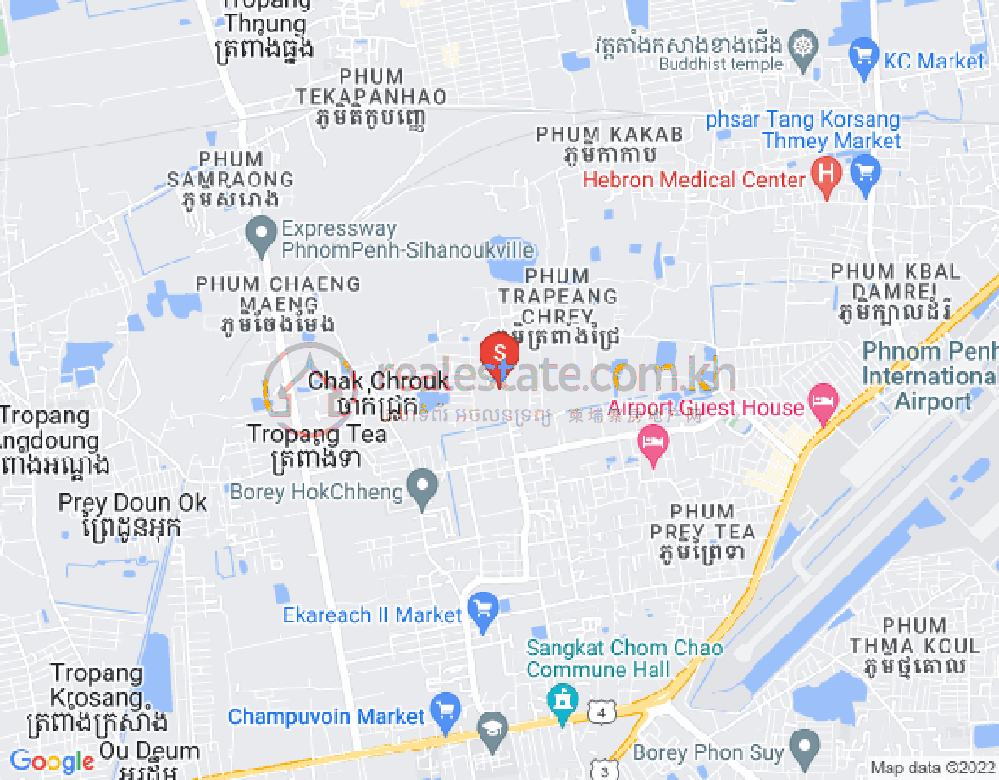 Map of Kakab 2, Por Sen Chey, Phnom Penh
