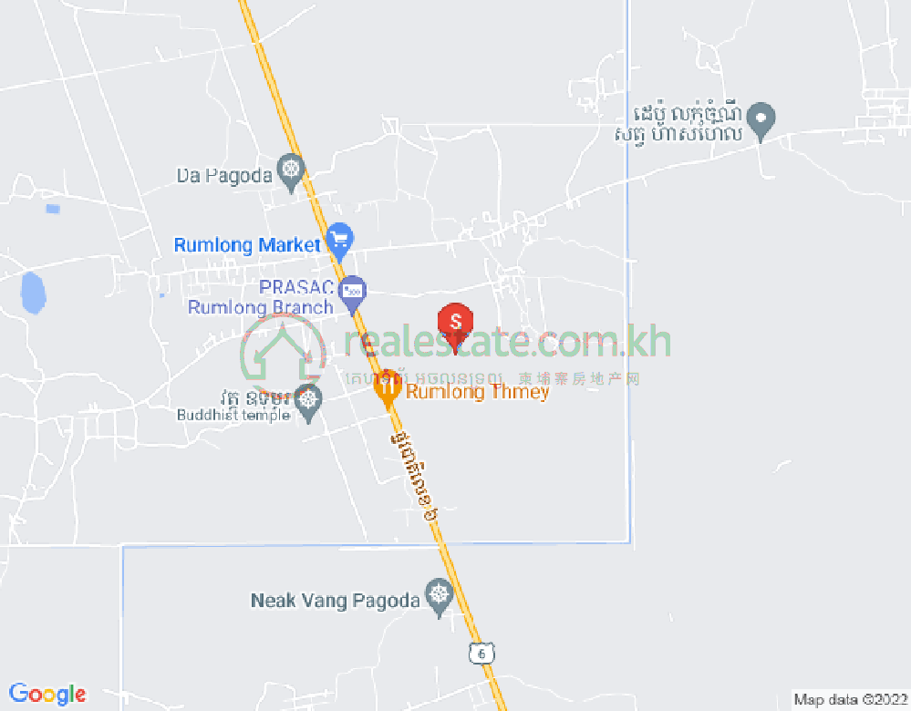 Mapa: Triel, Baray, Kampong Thom