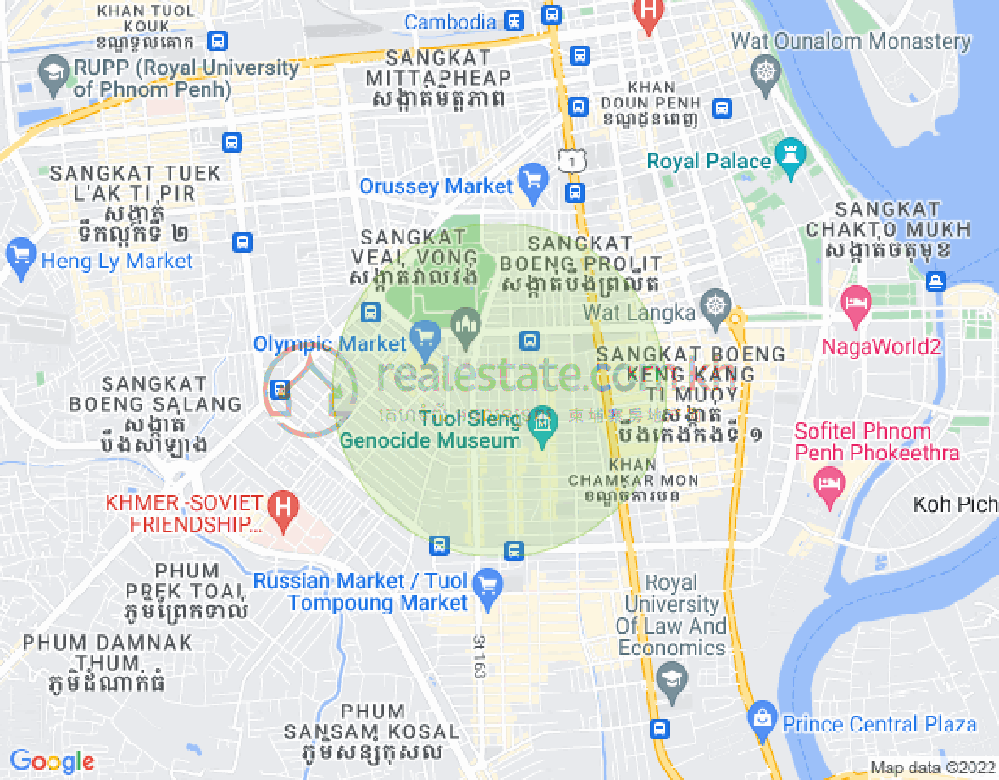 294, 奥林匹克, 波哥堪, 金边地图