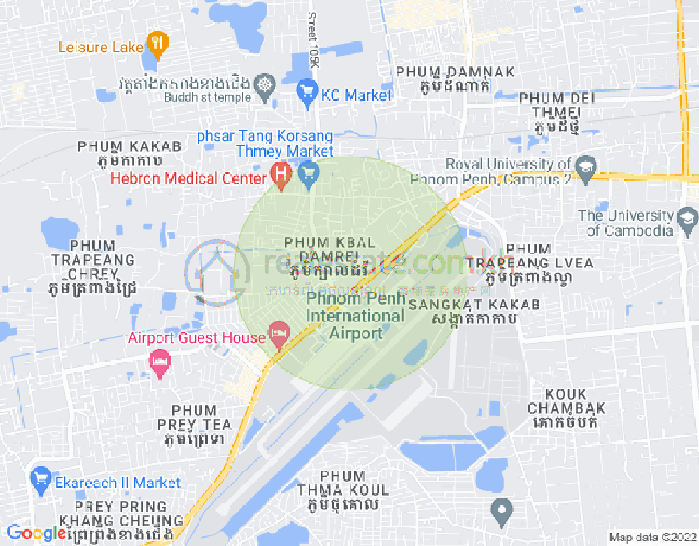 Carte de Kakap, Por Sen Chey, Phnom Penh