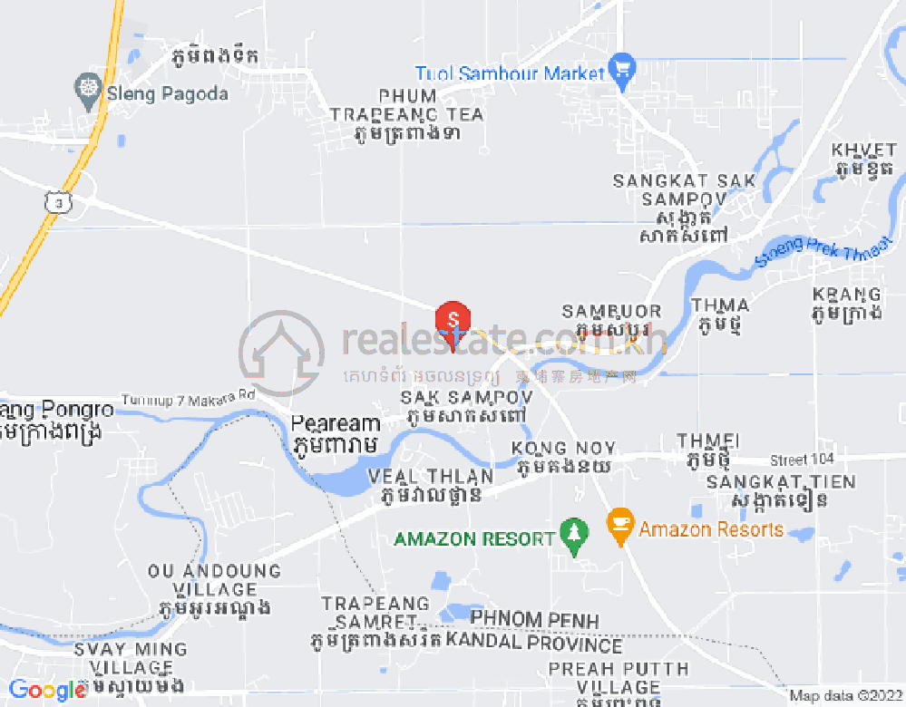 Map of Sak Sampov, Dangkao, Phnom Penh