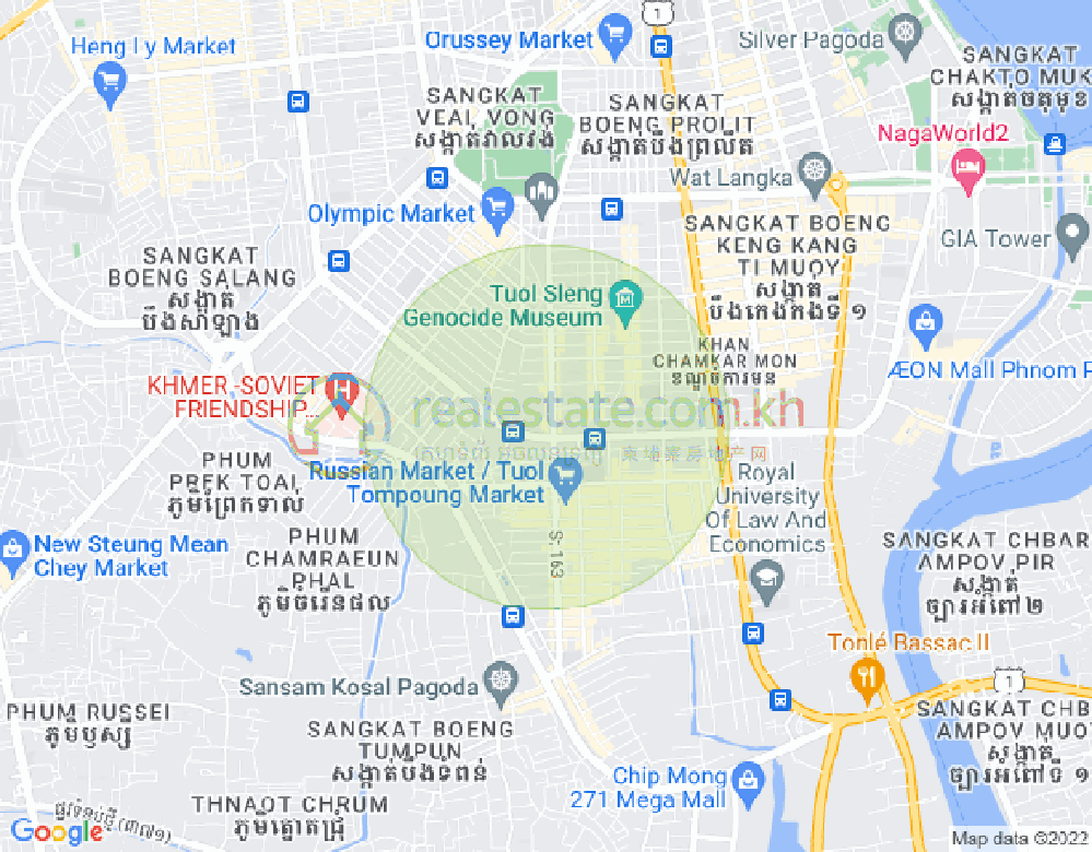 Mapa: 85 SOHO Phnom Penh