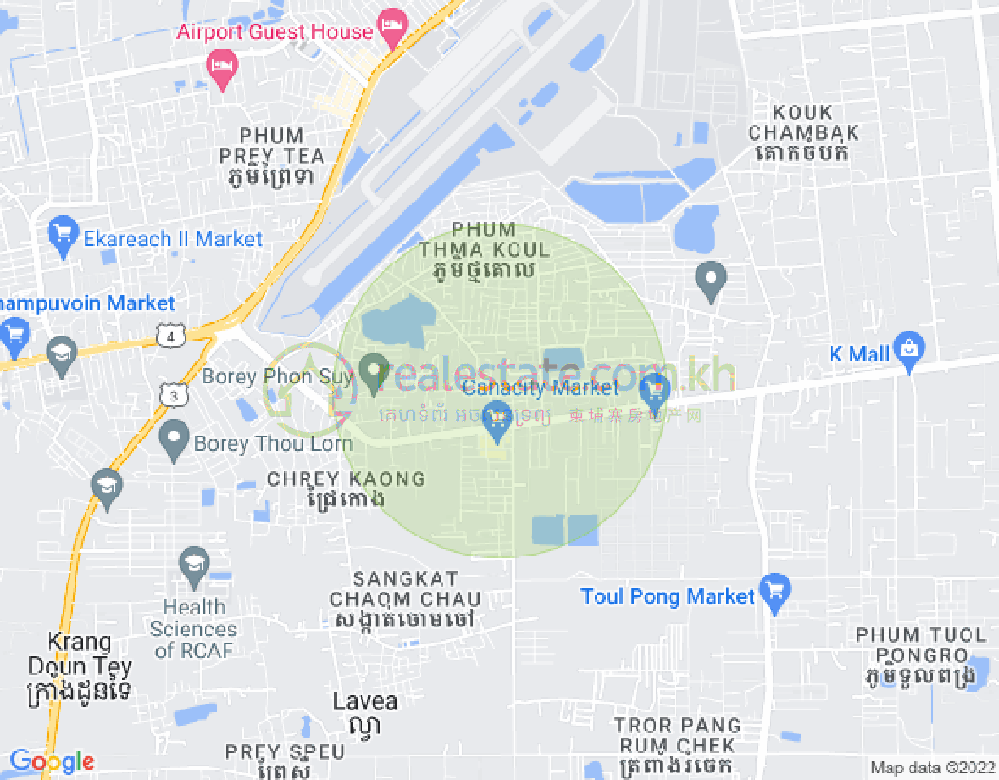 ផែនទី ស្នោ, កំបូល, ភ្នំពេញ