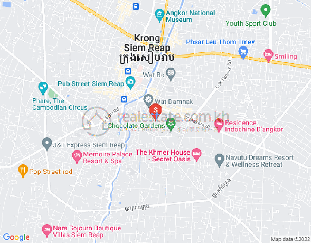 Svay Dangkum分区, 暹粒地图