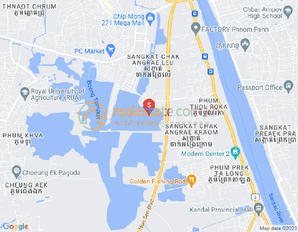 Mapa: Boeung Tumpun 2, Meanchey, Phnom Penh