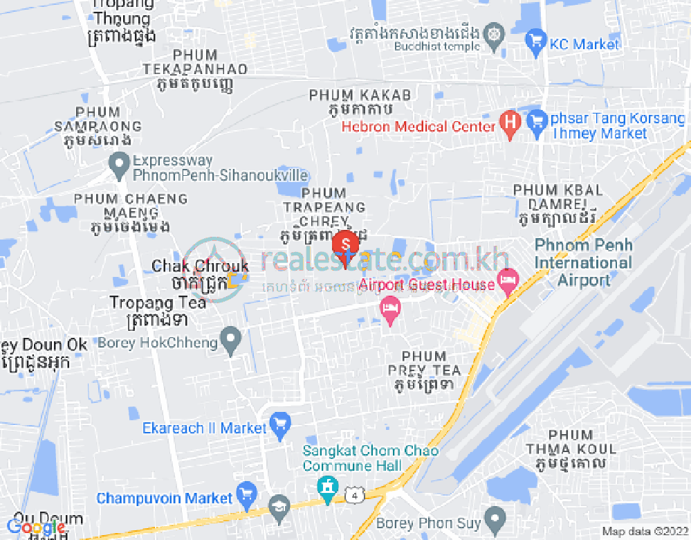 Map of Kakab 1, Por Sen Chey, Phnom Penh