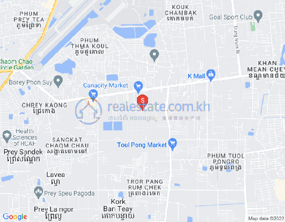 แผนที่ จอมเจา, โปร์แซนเจย, พนมเปญ