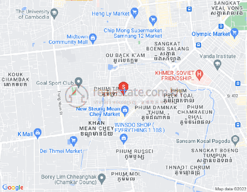 Mapa: Stueng Mean chey, Meanchey, Phnom Penh