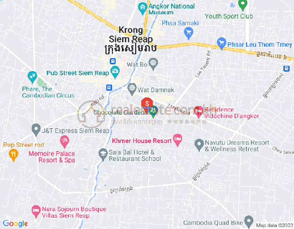 Mapa: Sala Kamraeuk, Siem Reap