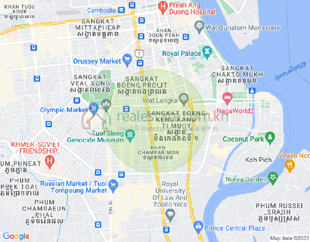 Map of De Castle Royal Condominium