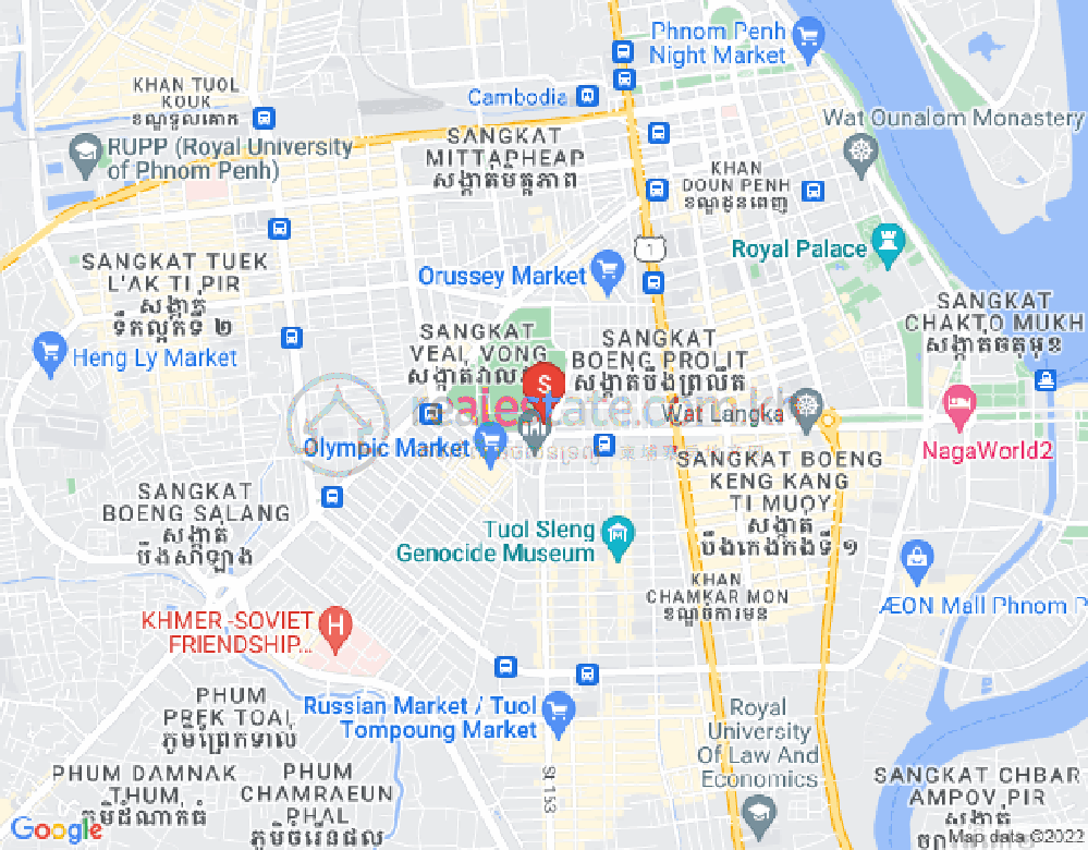 Map of The Penthouse Residence