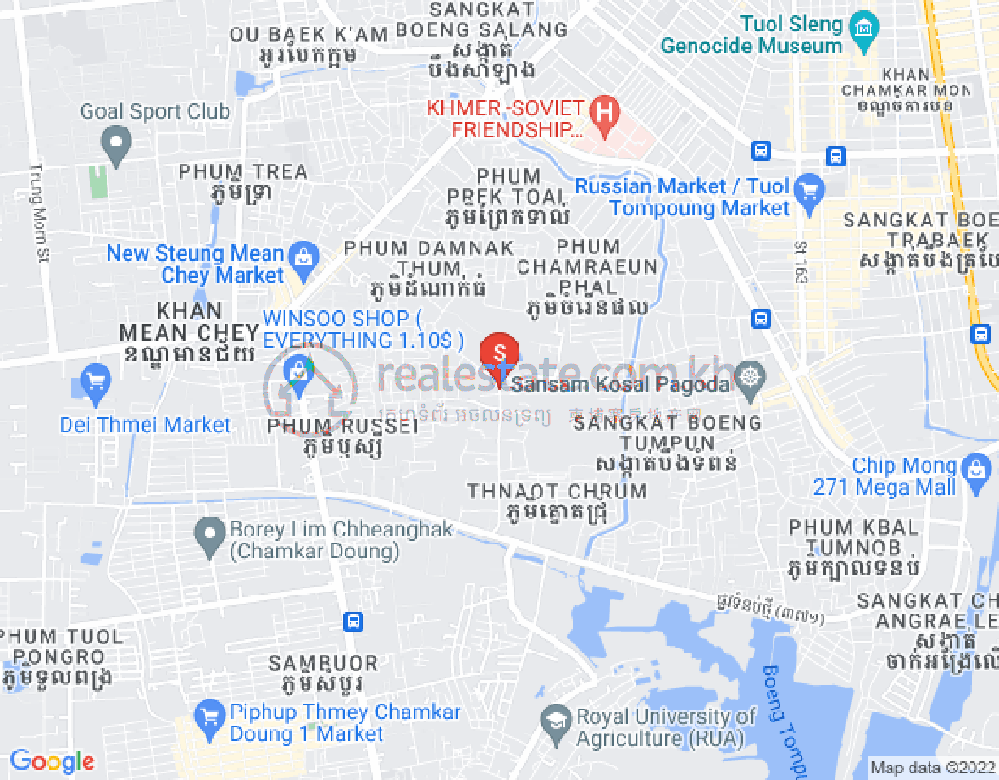 Carte de Boeung Tumpun, Meanchey, Phnom Penh