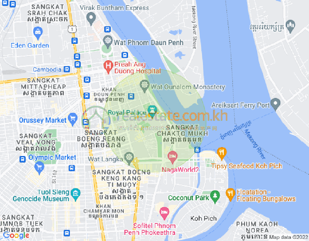 Карта Чей Чумнеа, Доун Пень, Пномпень