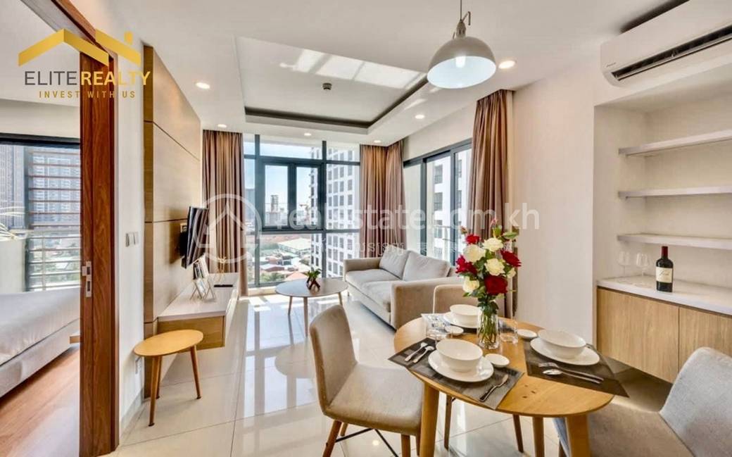 Apartment For Rent in Tonle Bassac, Chamkarmon, Phnom Penh