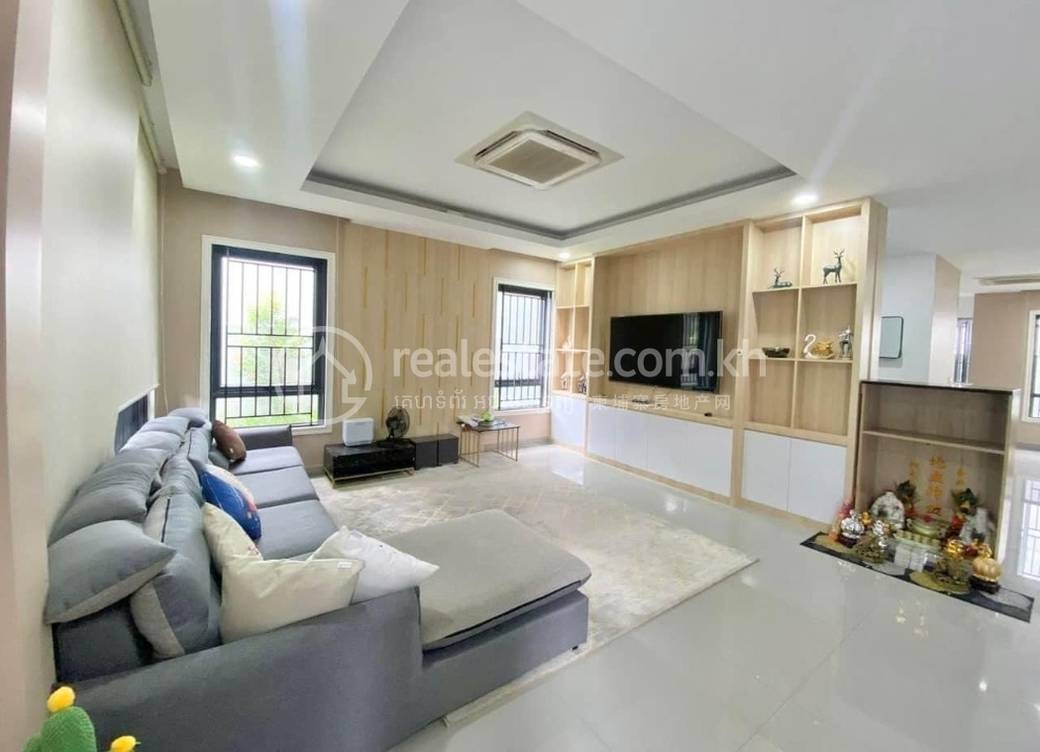 Phnom Penh Thmey Flat House For Rent in Phnom Penh Thmey