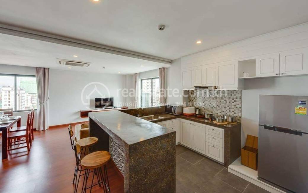 服务式公寓出租，位于万景岗1分区（BKK1), 波哥堪, 金边