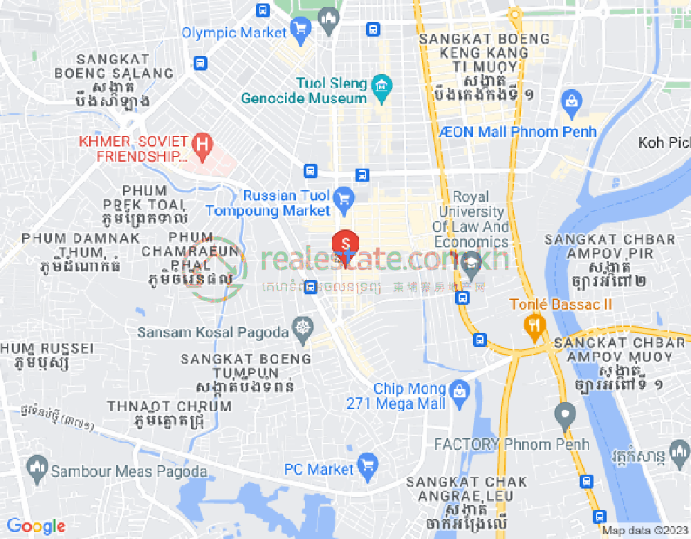 ផែនទី ទួលទំពូង១, ចំការមន, ភ្នំពេញ