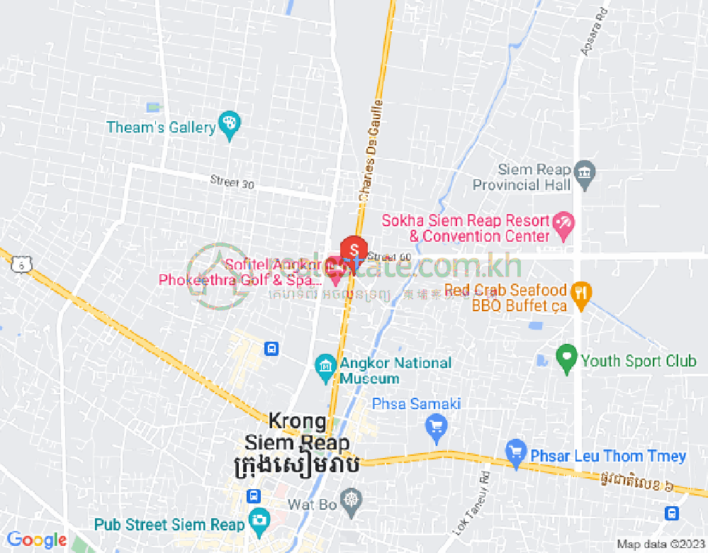 Mapa: Sla Kram, Siem Reap