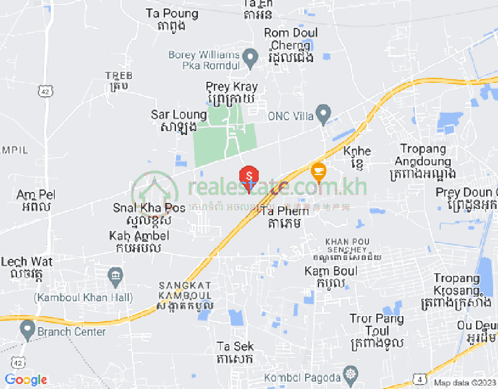Kamboul구역, 프놈펜 지도