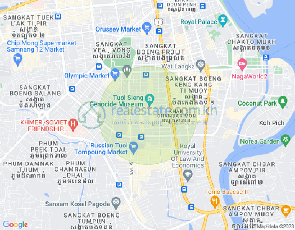 แผนที่ บีเคเค 2, บึงเกงกอง, พนมเปญ