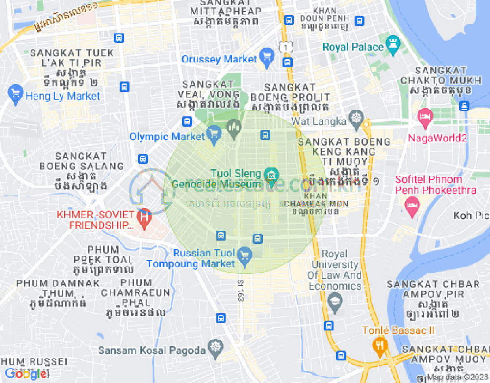 แผนที่ BKK 1, บึงเกงกอง, พนมเปญ