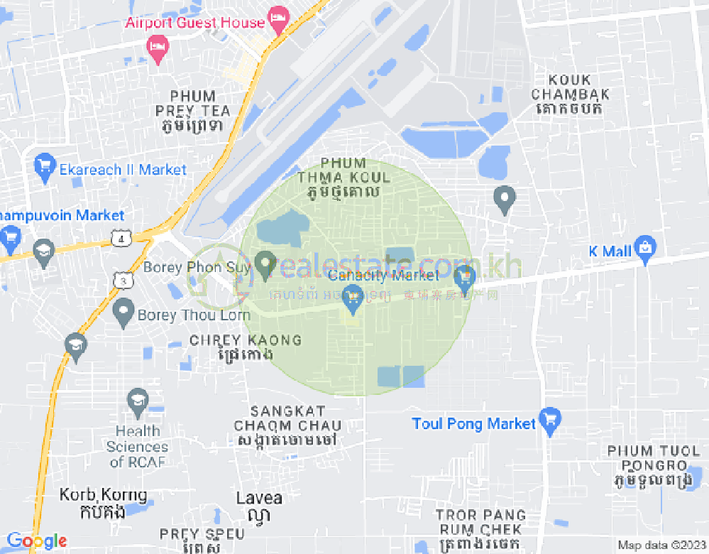 Карта Снаор, Камбул, Пномпень