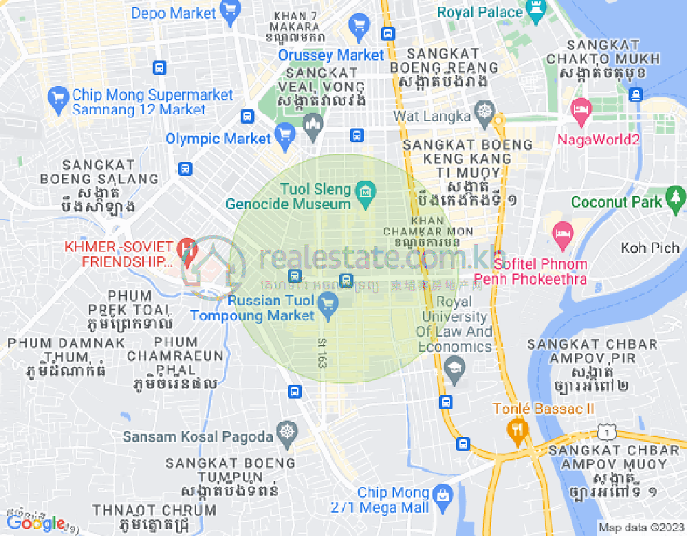 Boeung Prolit分区, 马卡拉区, 金边地图