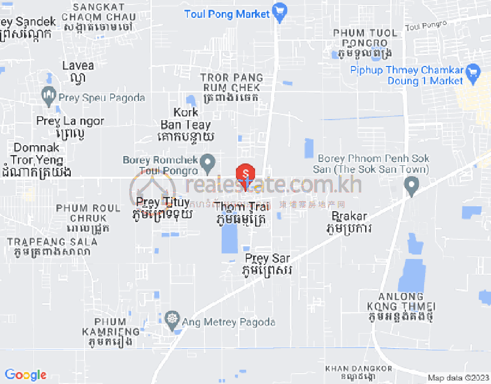 Mapa: Dangkao, Phnom Penh