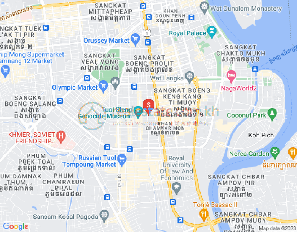 แผนที่ BKK 1, บึงเกงกอง, พนมเปญ