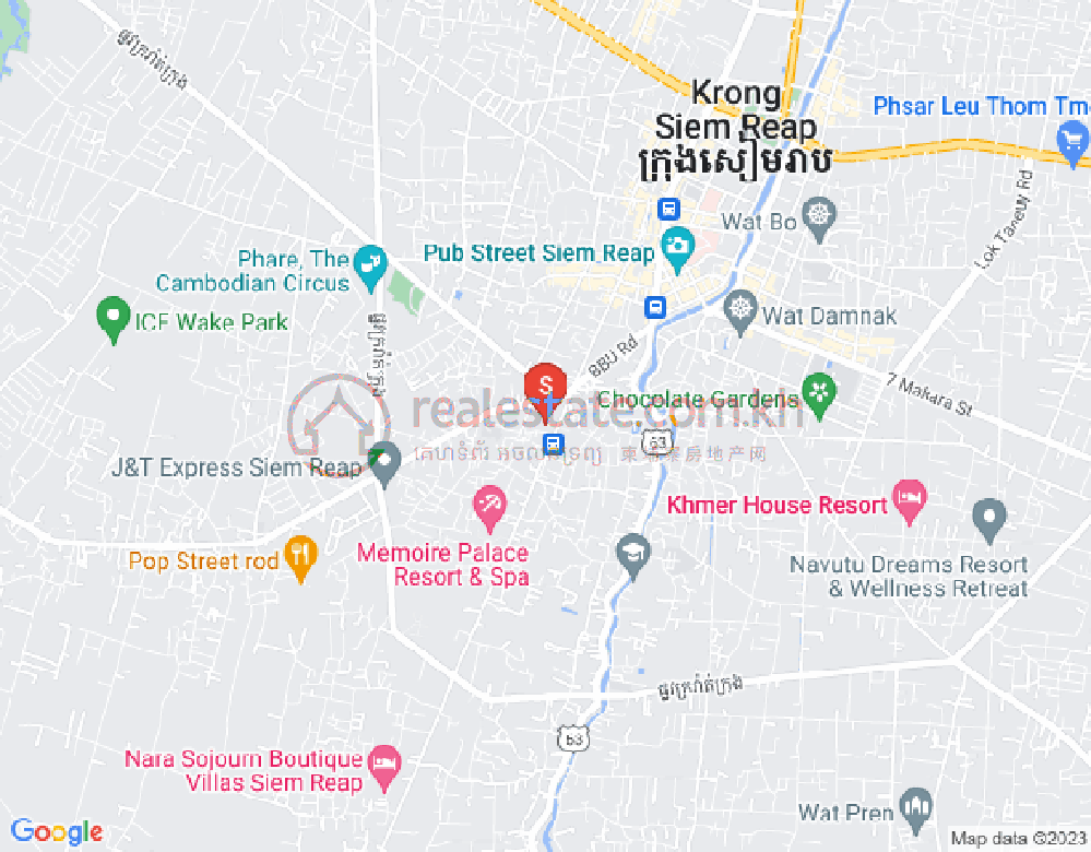 Mapa: Siem Reap
