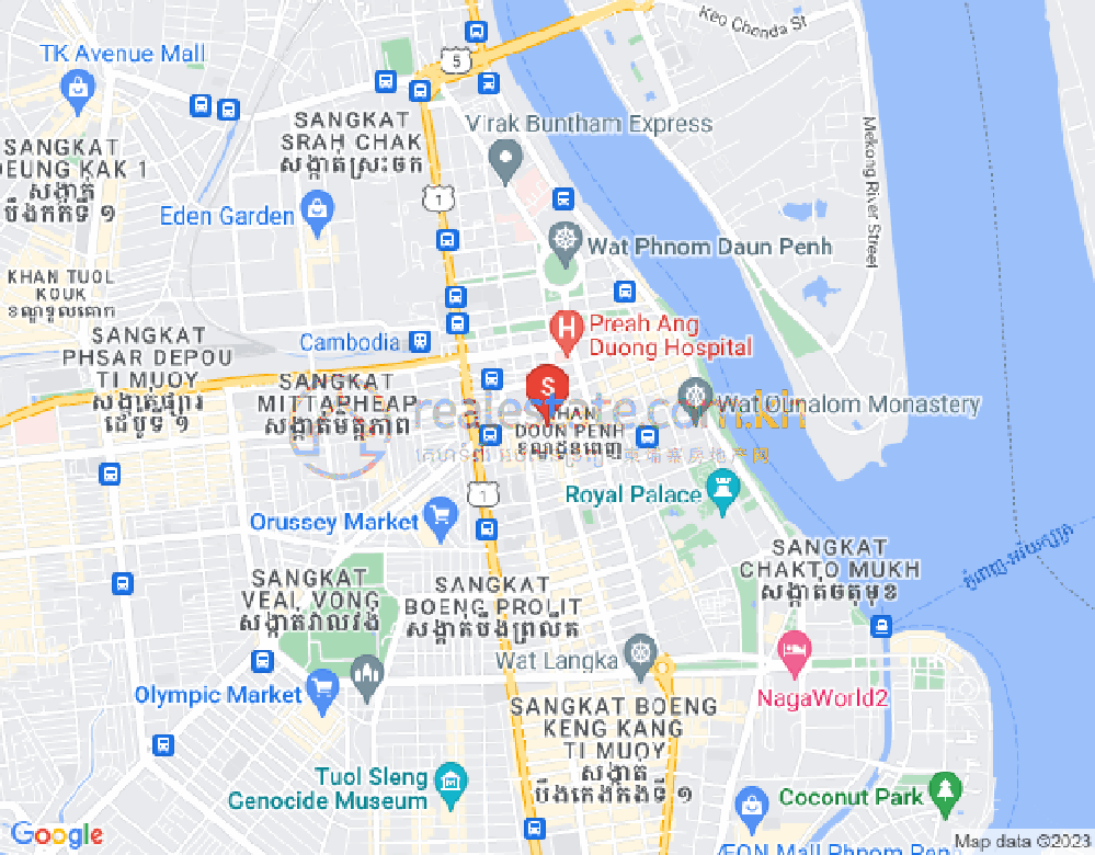 Mapa: Kandal
